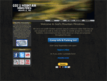 Tablet Screenshot of godsmountainministries.org